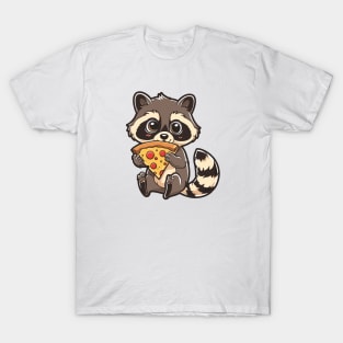 Raccoon and Pizza T-Shirt